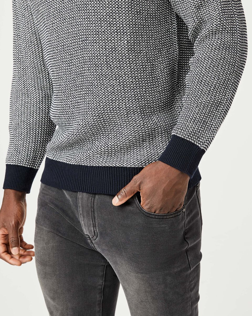 Tanny Knitwear, Navy/White, hi-res